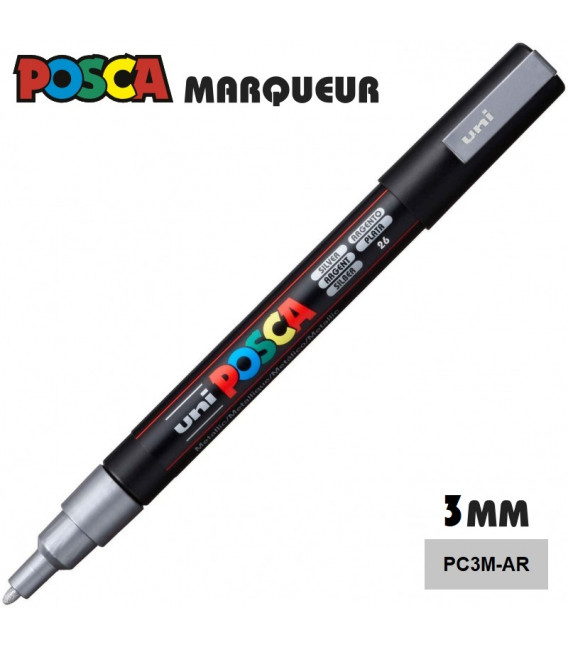 POSCA lakmarker – fijne punt 1,2 mm in 4 kleuren