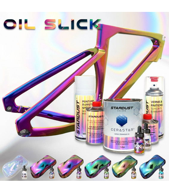 Kit complete van Oil Slick effect verf voor fietsen